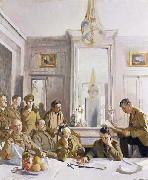 Sir William Orpen Some Members of the Allied Press Camp,with their Pres Officers china oil painting reproduction